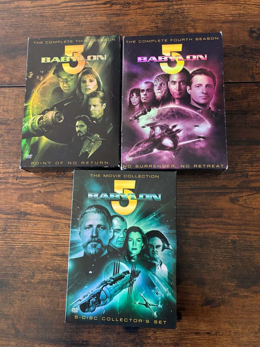 Babylon 5: Seasons 3 & 4 and The Movie Collection 5-Disc DVD Sets
